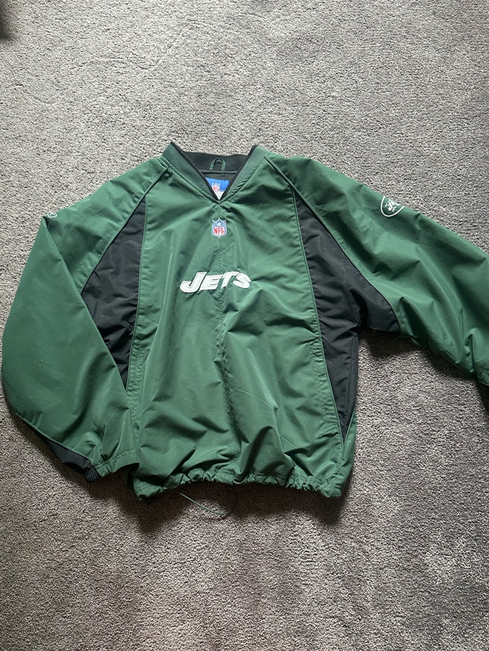 JETS Reebok Green and Black NFL Pullover